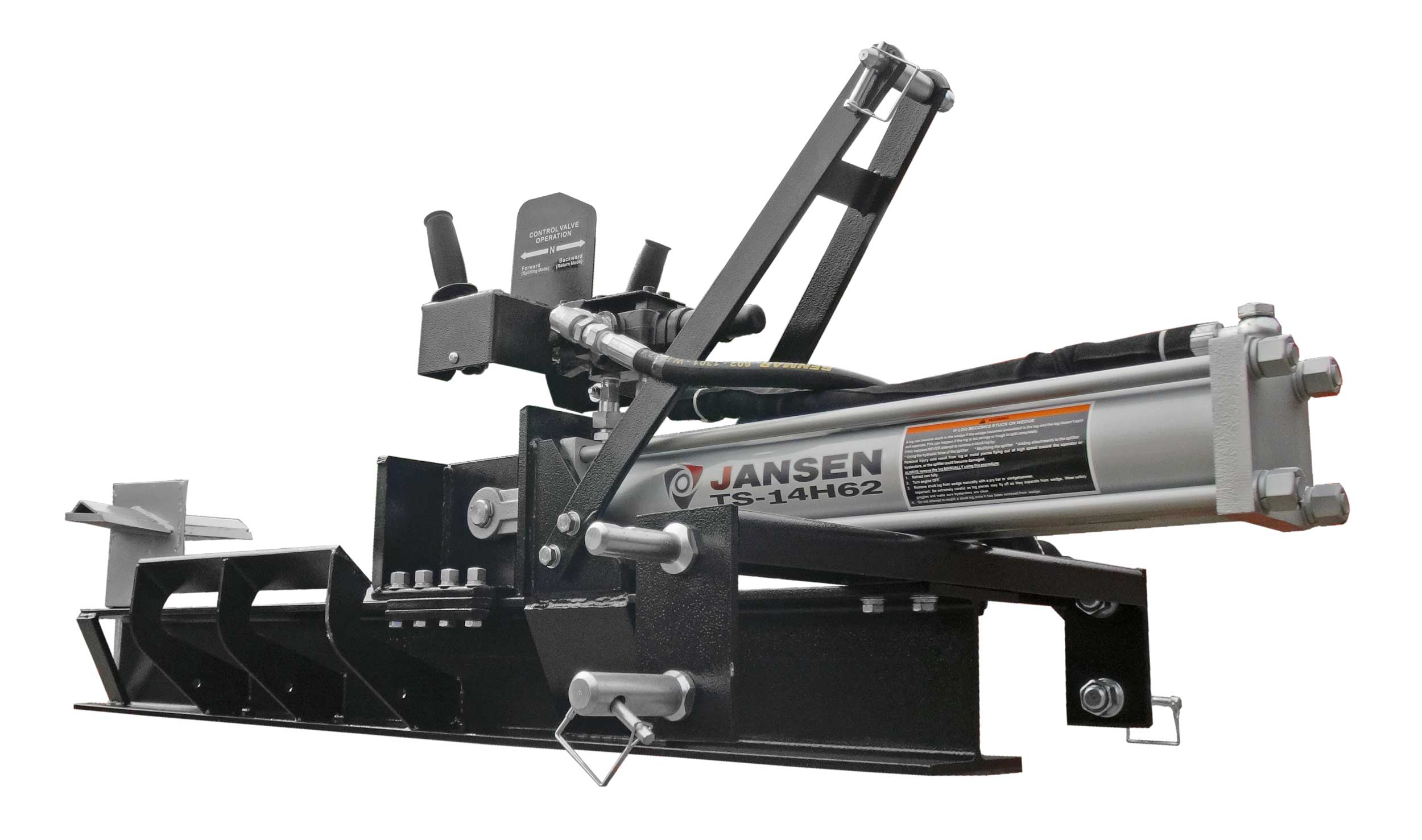 Holzspalter Jansen TS-14L62, liegend für Traktor, hydraulisch, 14 t