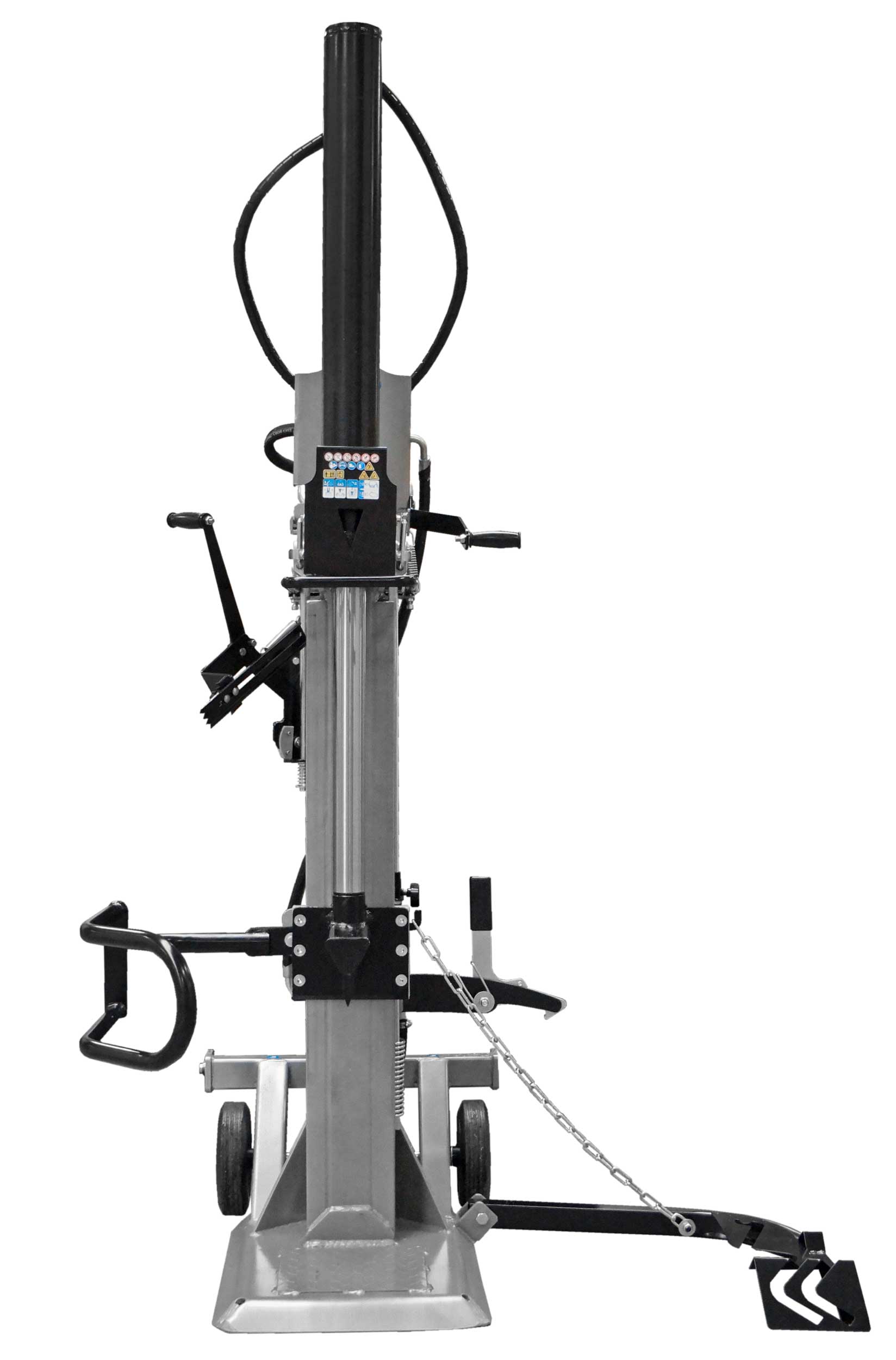 Holzspalter Jansen TS-22, 22 t mit Stammheber, Zapfwellenantrieb