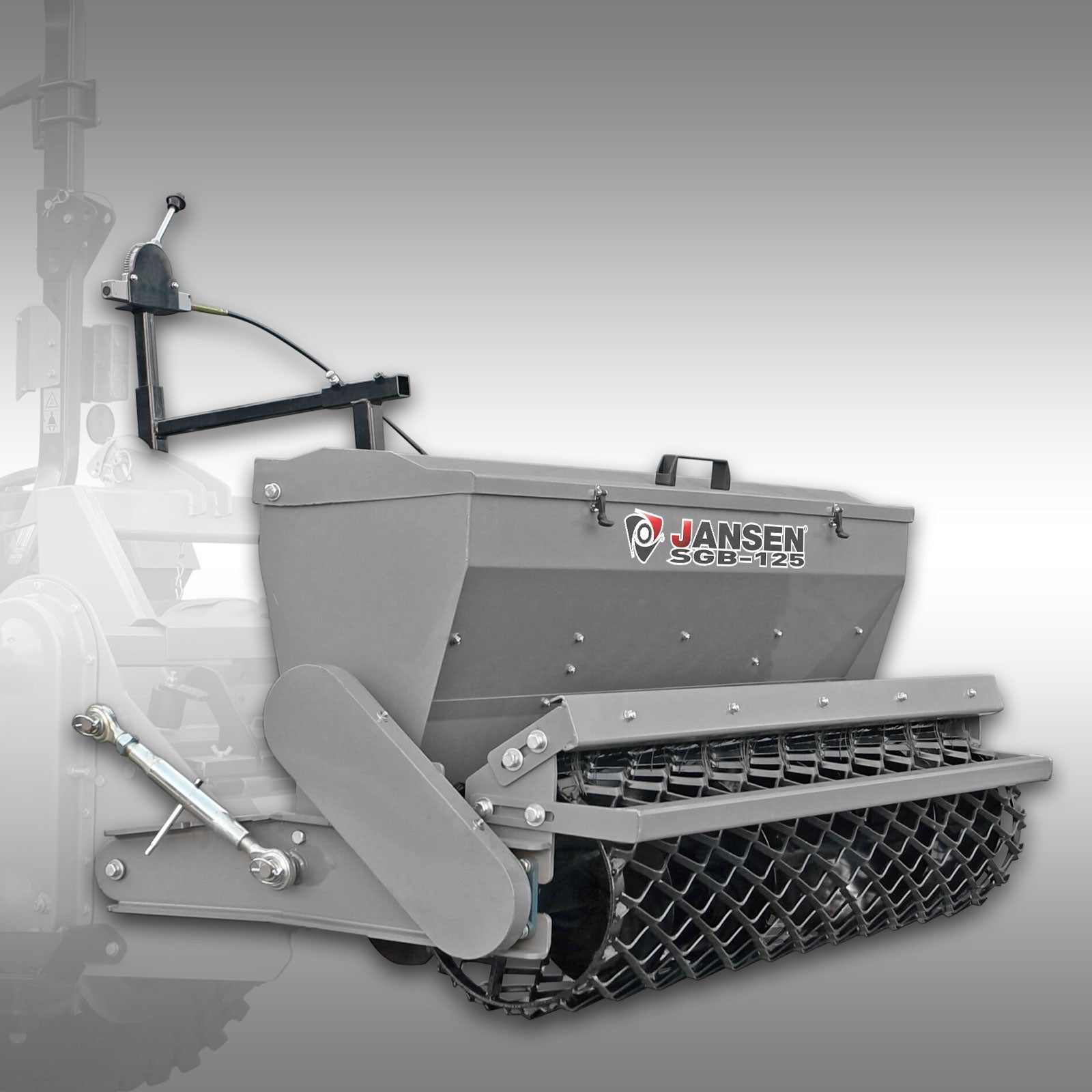Saatgutbehälter JANSEN SGB-125, Saatkasten für Umkehrfräse UKF-125