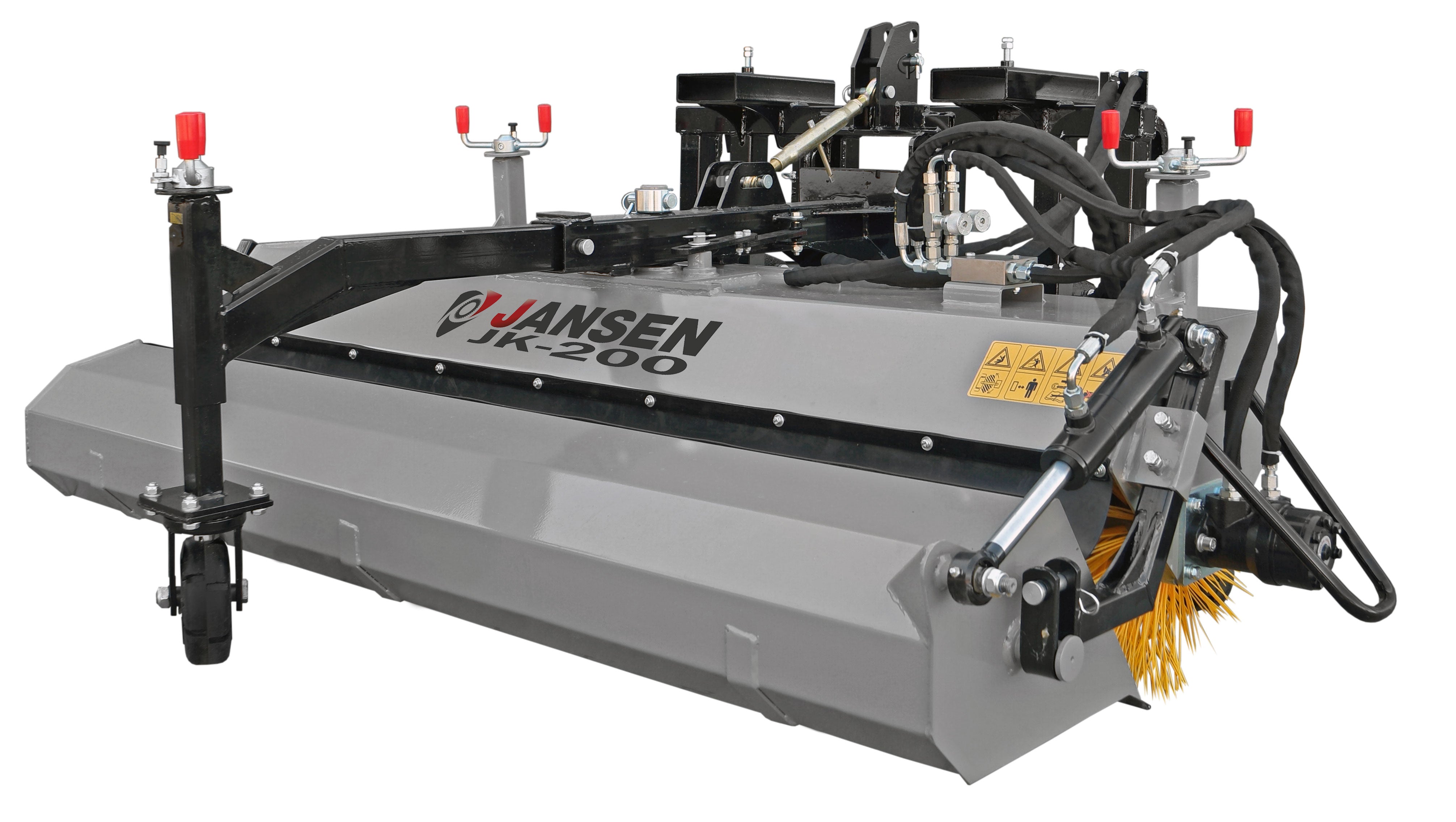 Traktor Kehrmaschine Jansen JK-200, Euroaufnahme, KAT.1+2, Palettengabel