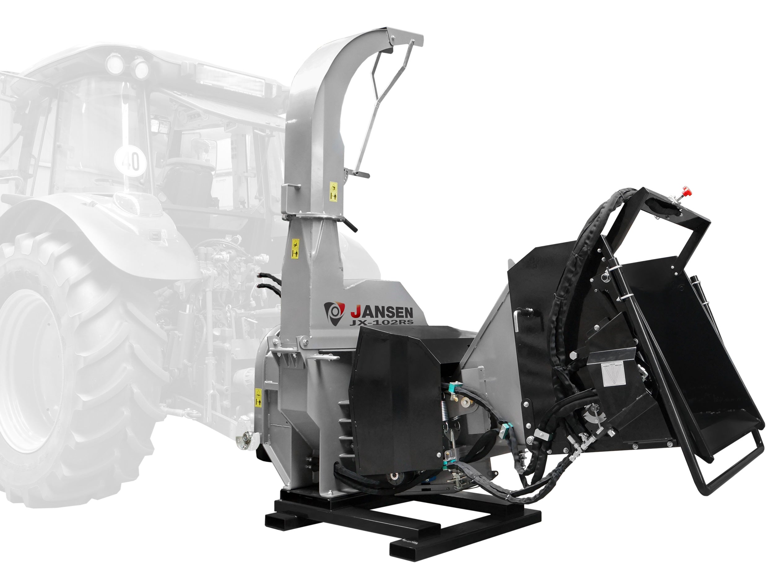 Schredder Jansen JX-102RS Häcksler Holzhäcksler Holzschredder Traktor