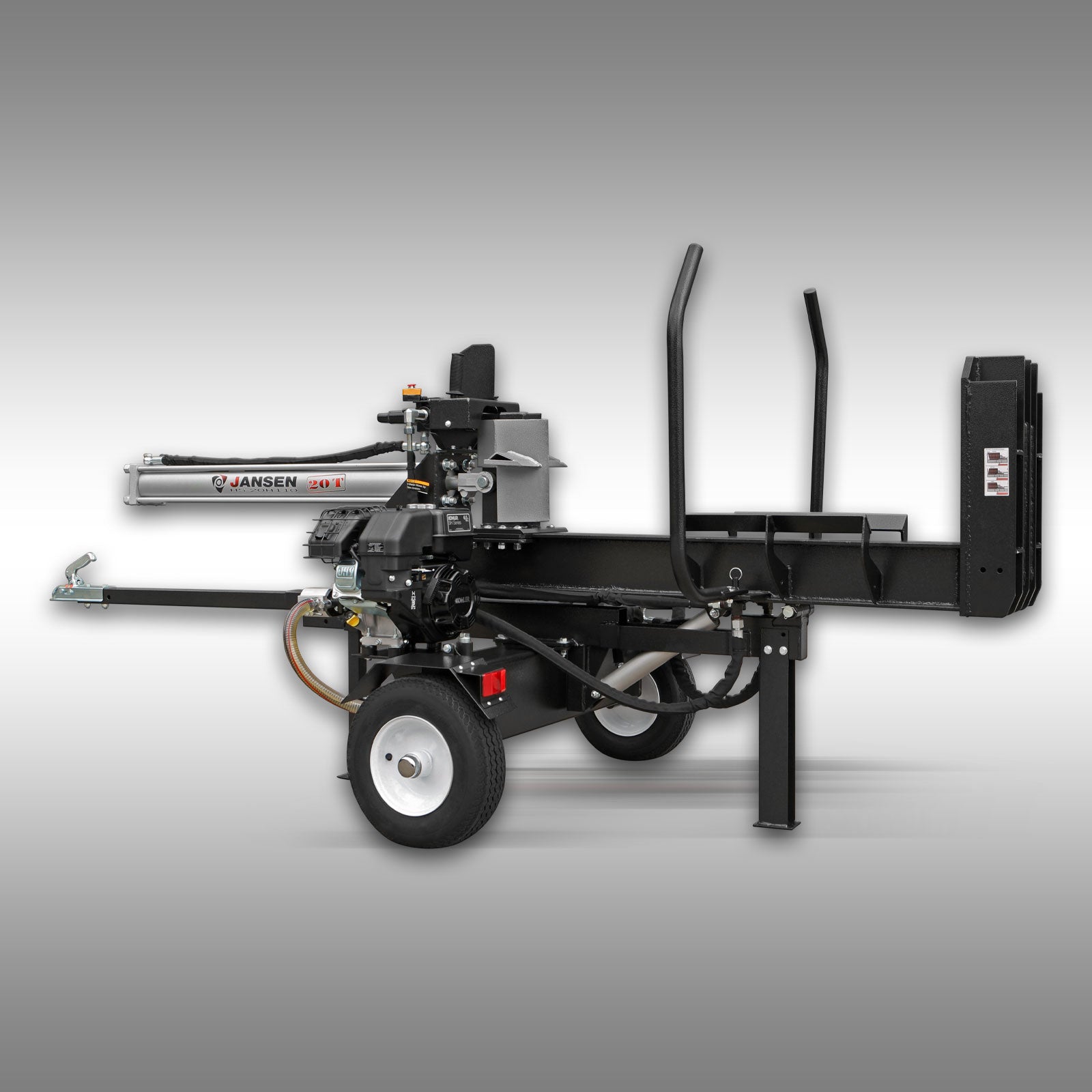 Holzspalter Jansen HS-20H110, 20t, 110cm, Benzinmotor, stehend