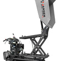 Raupendumper Jansen RD-300pro, hydraulische Mulde mit Hochkippsystem